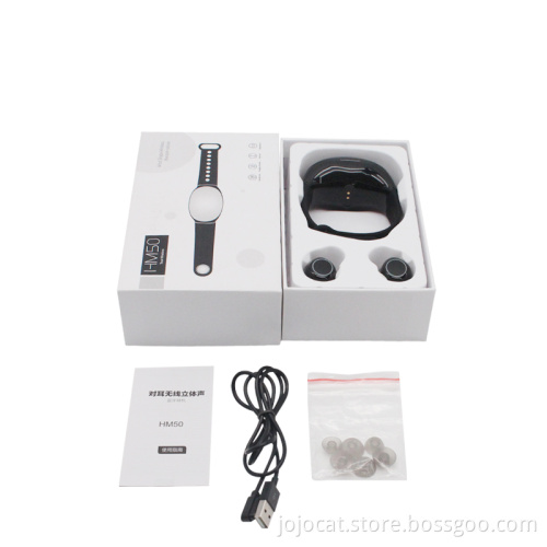 Wearable Braided Wristband Headphone Earbuds